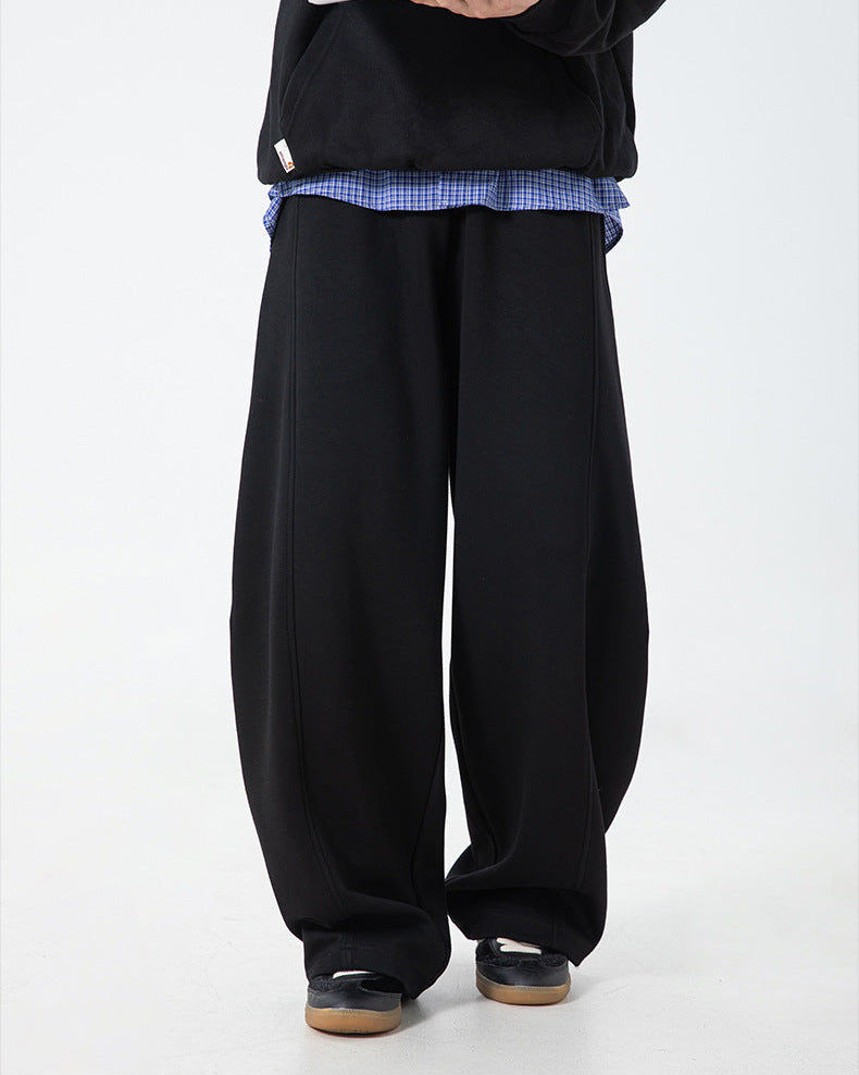The Split-Stitch Textured Casual Pants (Pantalon décontracté texturé à points fendus)