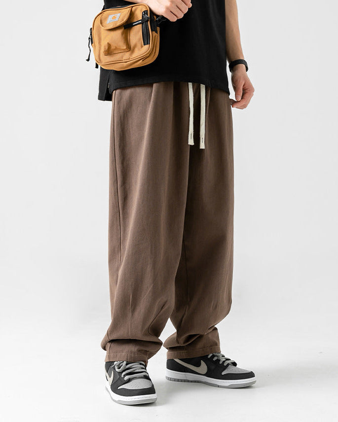 Le pantalon en coton de style japonais