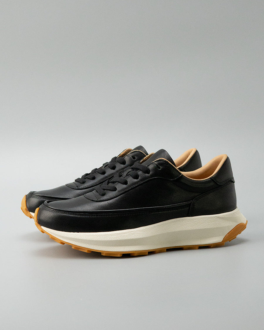 Baskets Forrest Gump en peau de vache