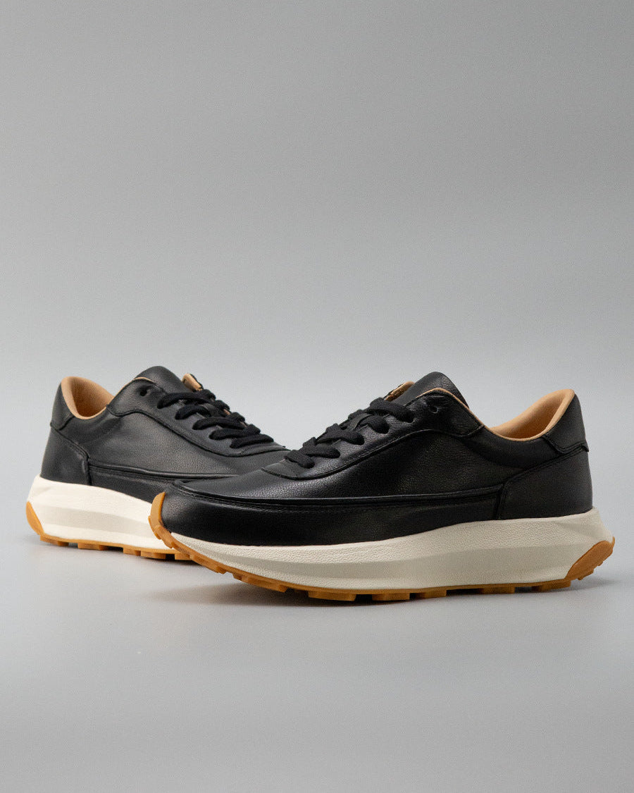 Baskets Forrest Gump en peau de vache