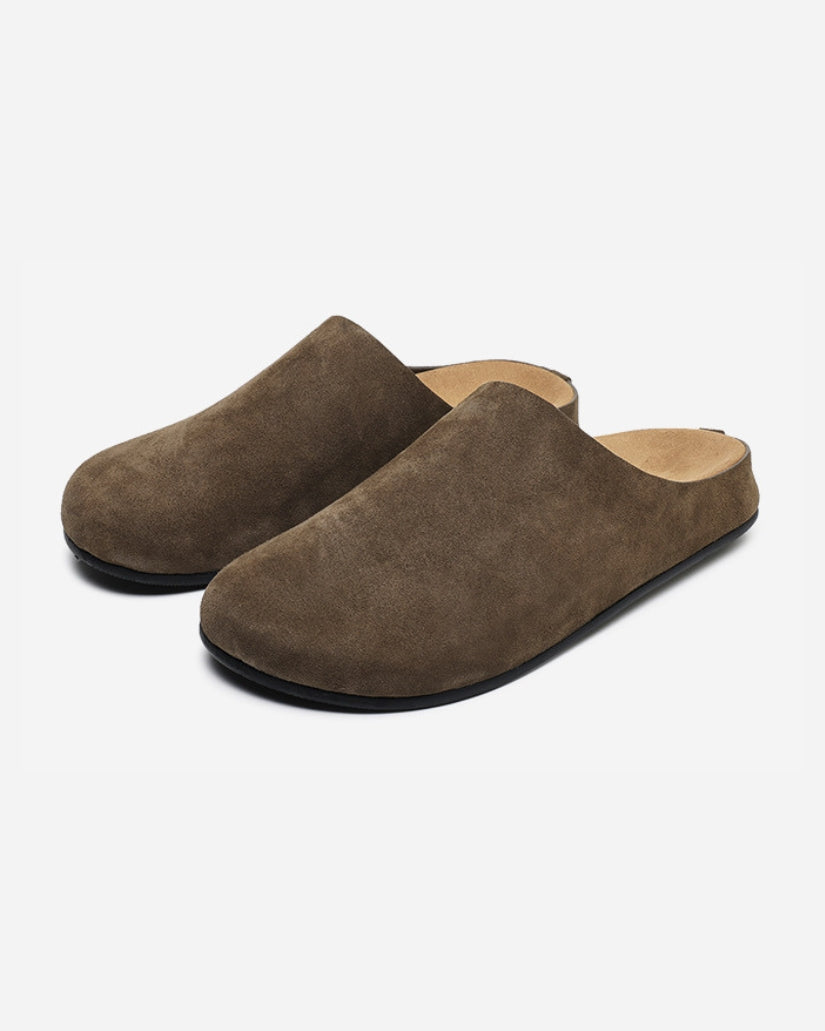 Chaussons en daim pour l'intérieur et l'extérieur