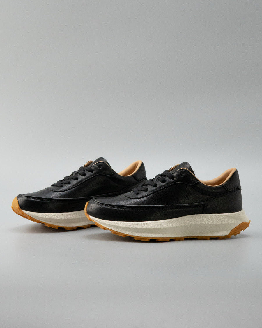 Baskets Forrest Gump en peau de vache