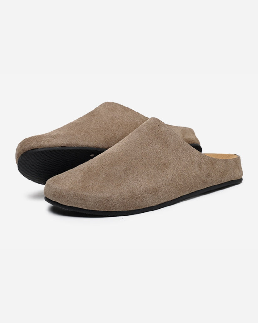 Chaussons en daim pour l'intérieur et l'extérieur