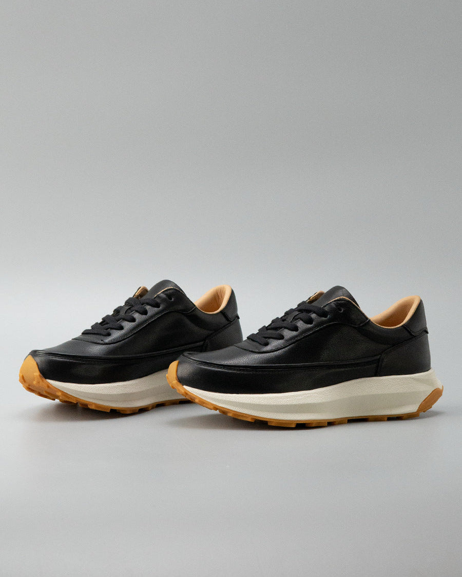 Baskets Forrest Gump en peau de vache