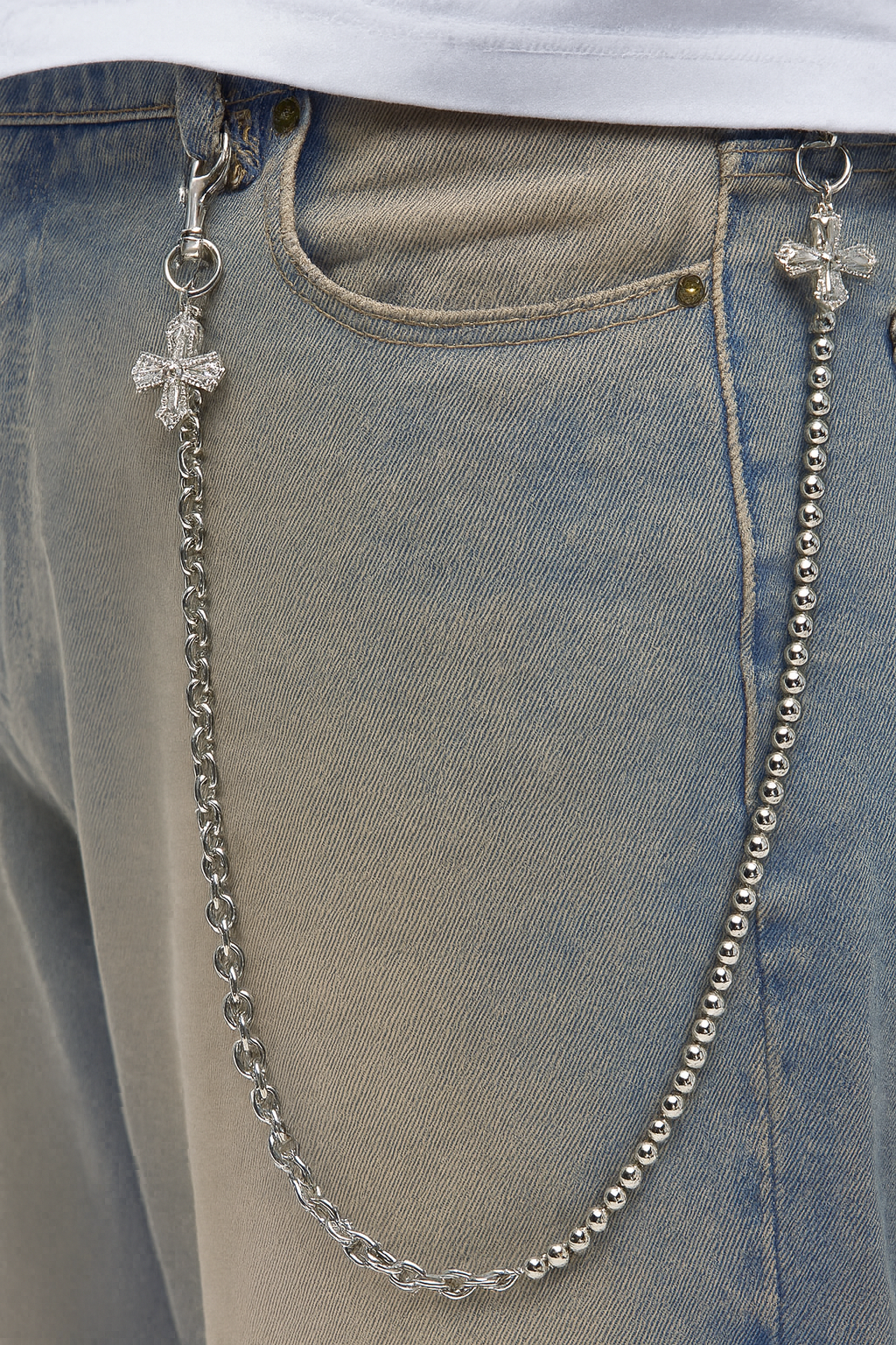 Chaîne de pantalon à maillons croisés