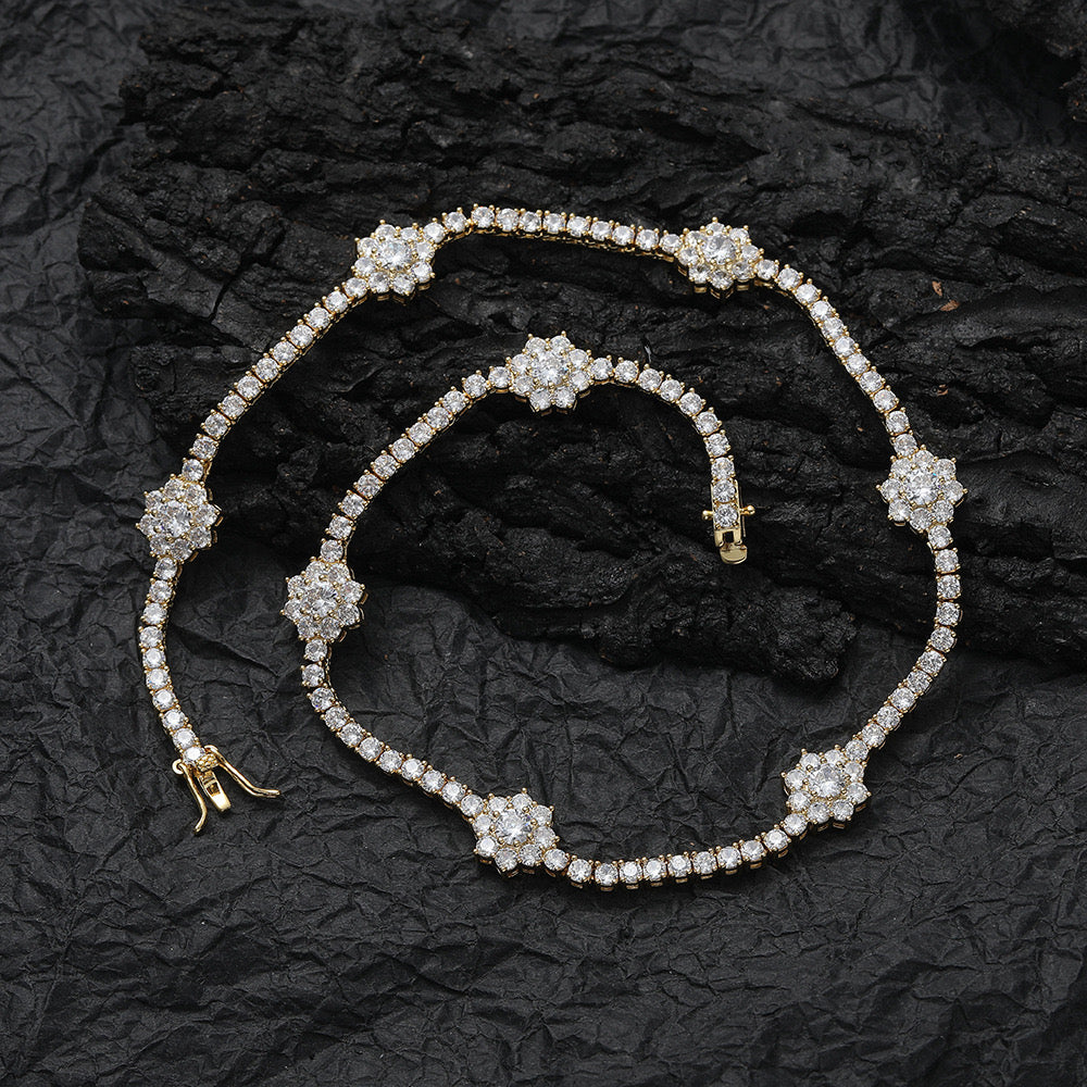 Collier de trèfle à 7 faces