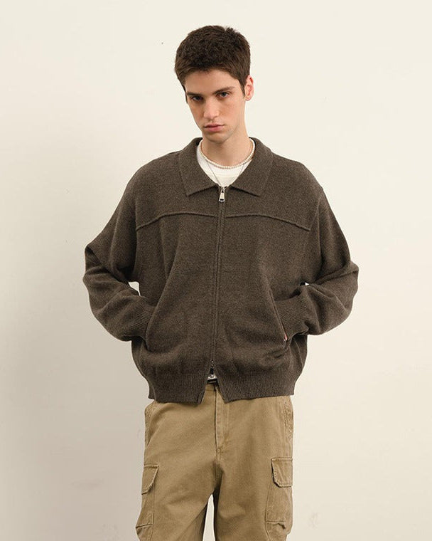 La veste zippée en tricot Halden