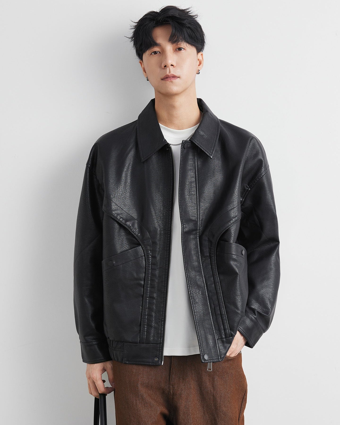 La veste en cuir Kaelen