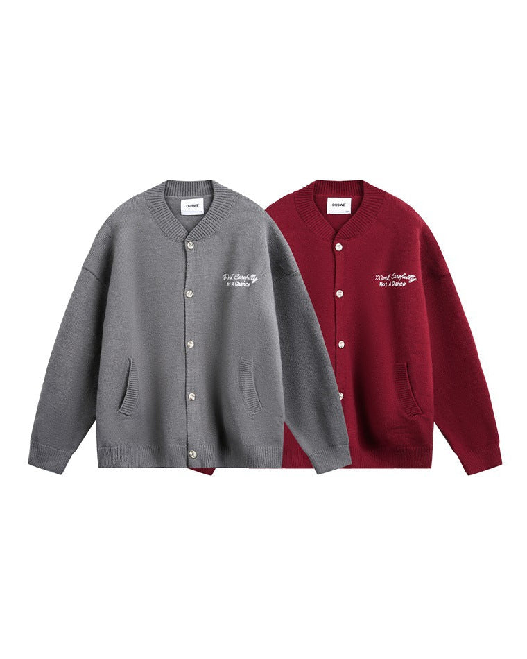 The Rowan - Cardigan en maille brodée