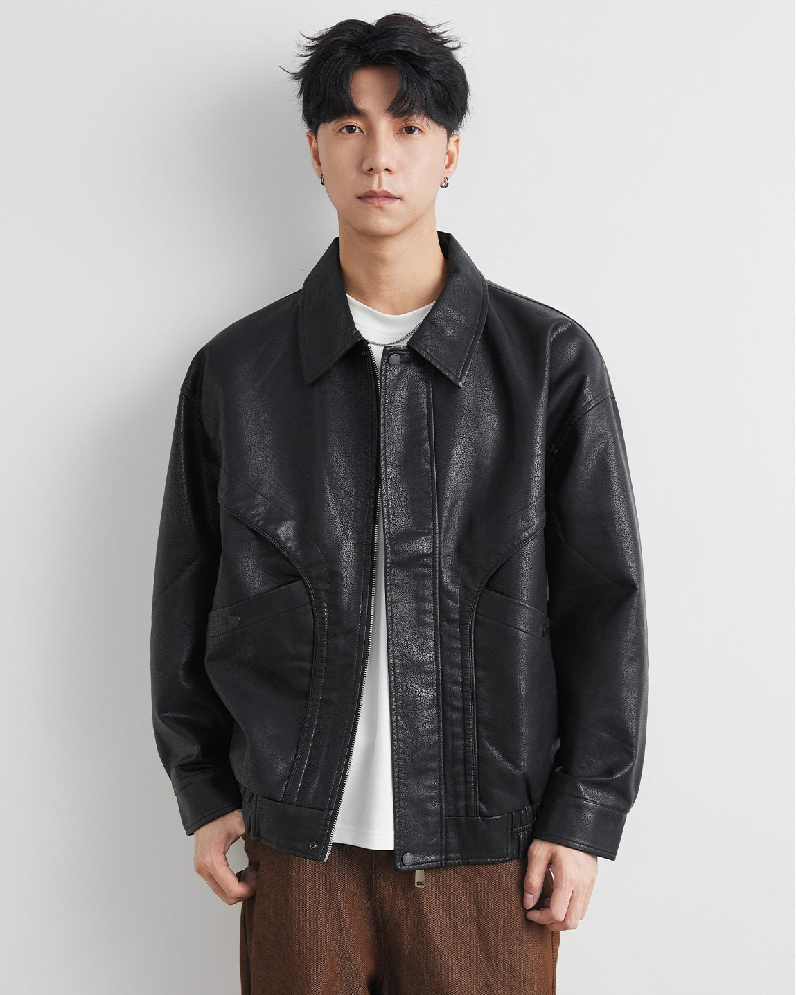 La veste en cuir Kaelen