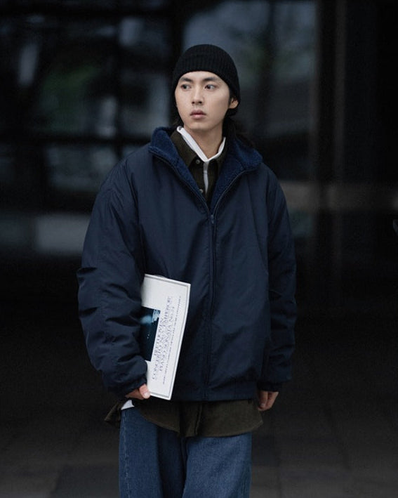 The Caldwell Textured Wool Zip Cardigan