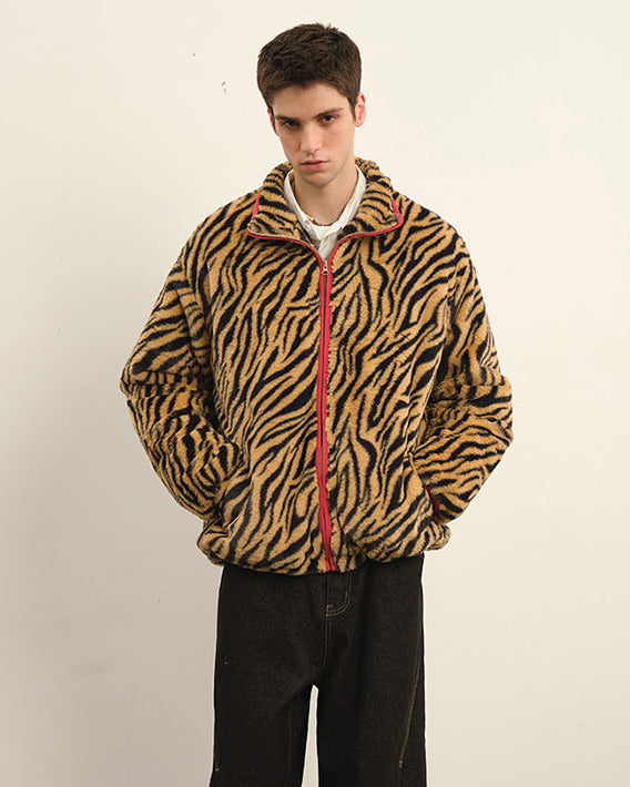 The Ember Weave Plush Crew Jacket (veste en peluche)