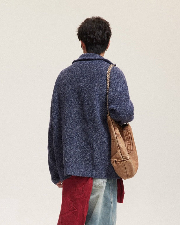 The Urban Edge Zipper Cardigan