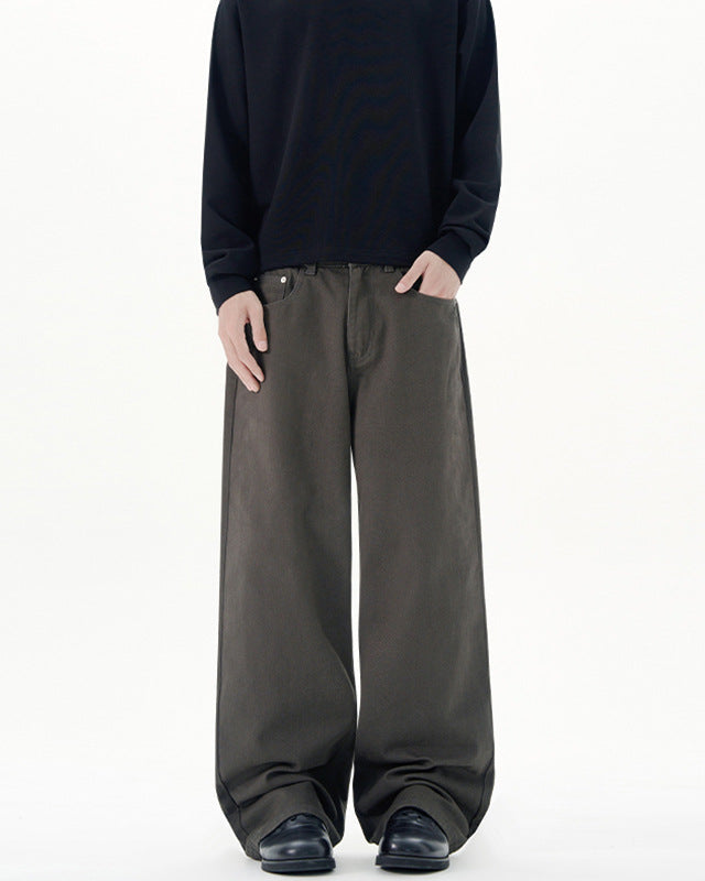 Lumen Drape Wide-Leg Jeans