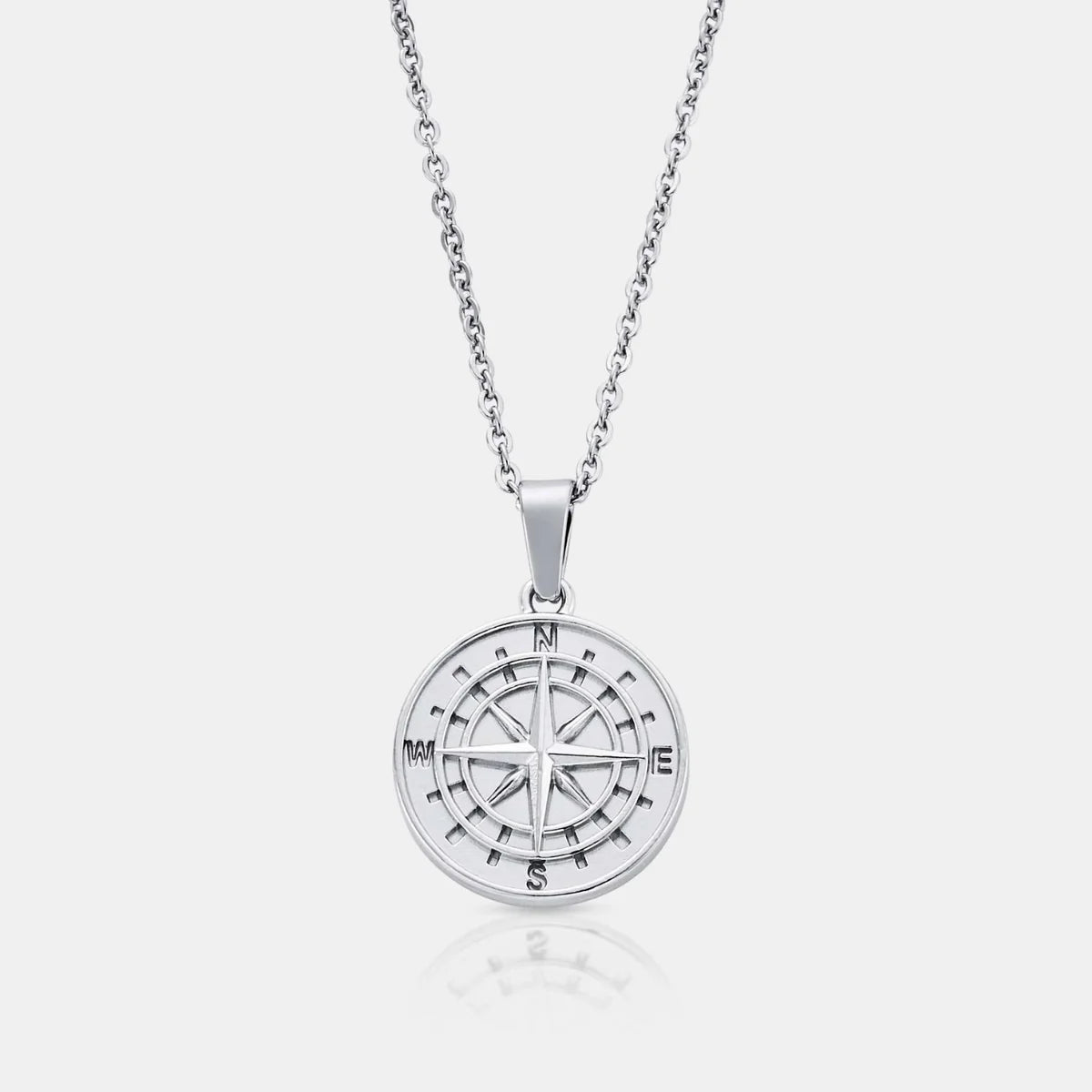 Collier pendentif boussole