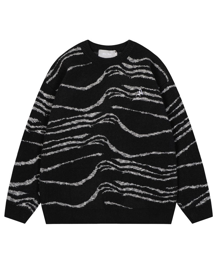 The Marin Irregular Stripe Knit Sweater