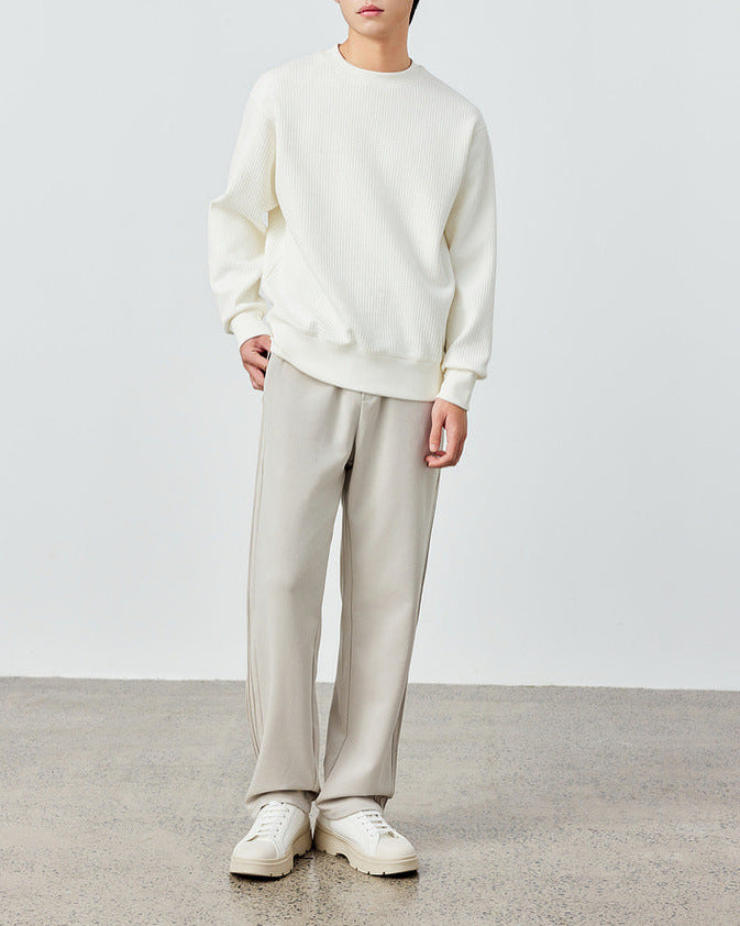 Maglione Mimaike 320g in maglia Waffle Weave