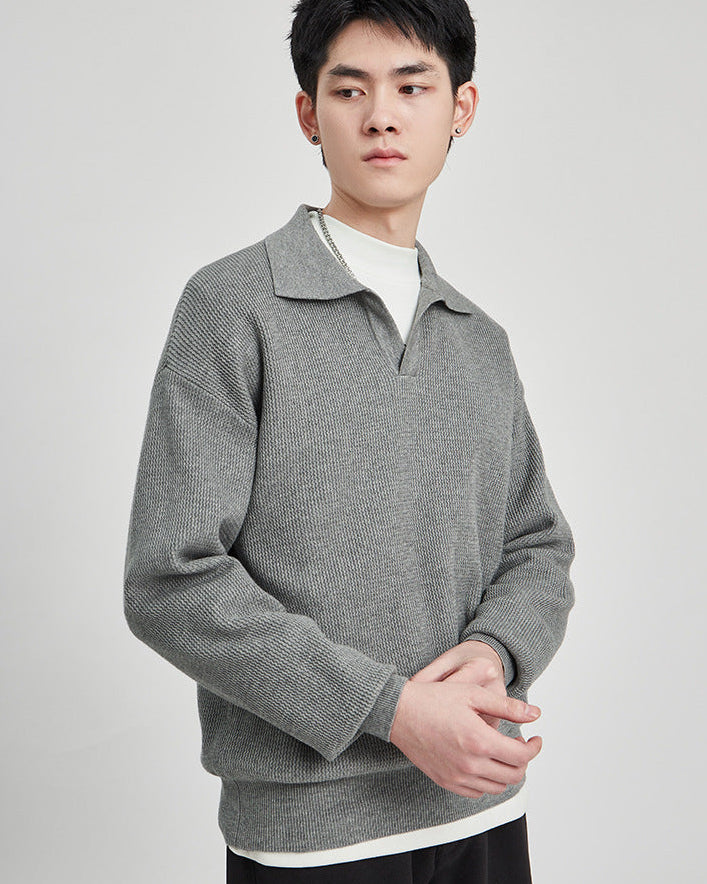 Maglione polo a maglia Loughton