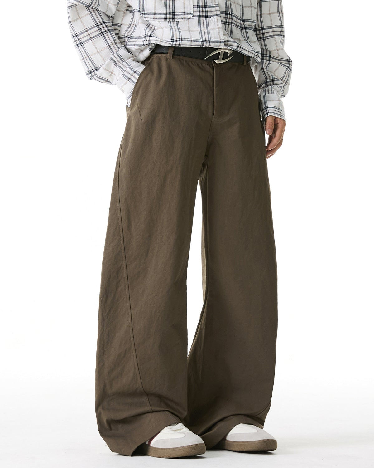 Pantaloni con pannello a pieghe The Divide