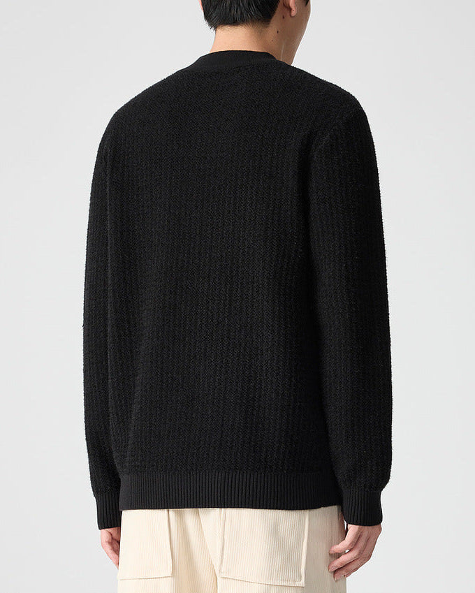 Il maglione a coste Momeike Elegance a collo alto
