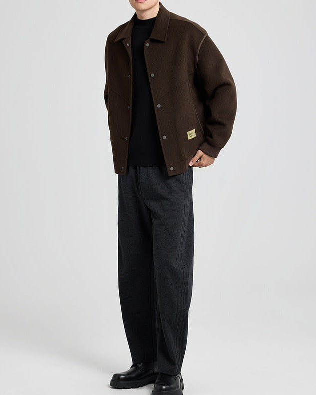 Giacca Callahan reversibile in tweed misto lana