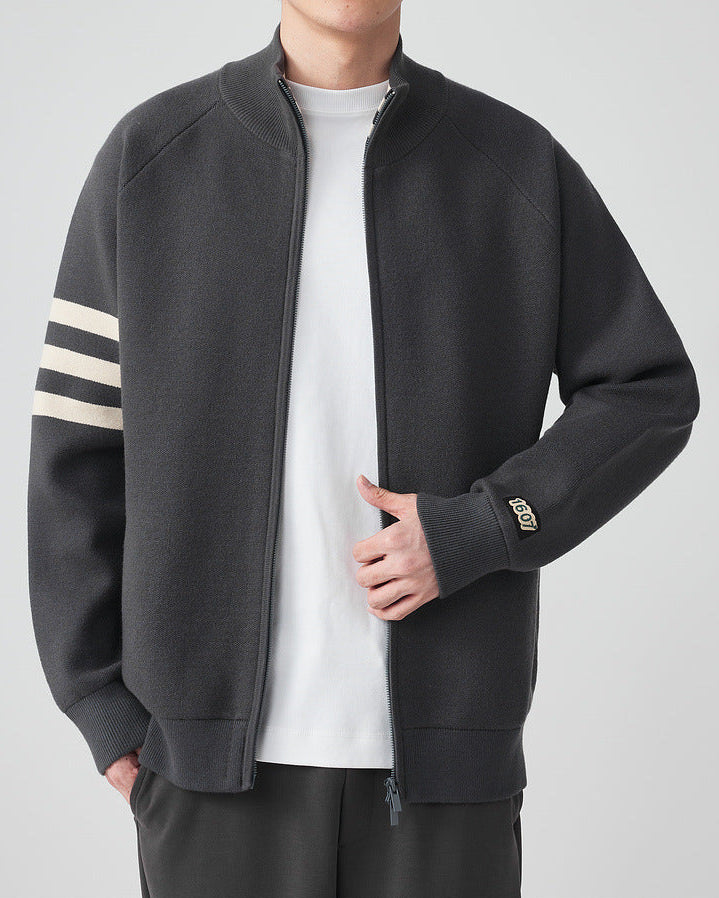 Cardigan in maglia "Urban Stripe" di Modemaike
