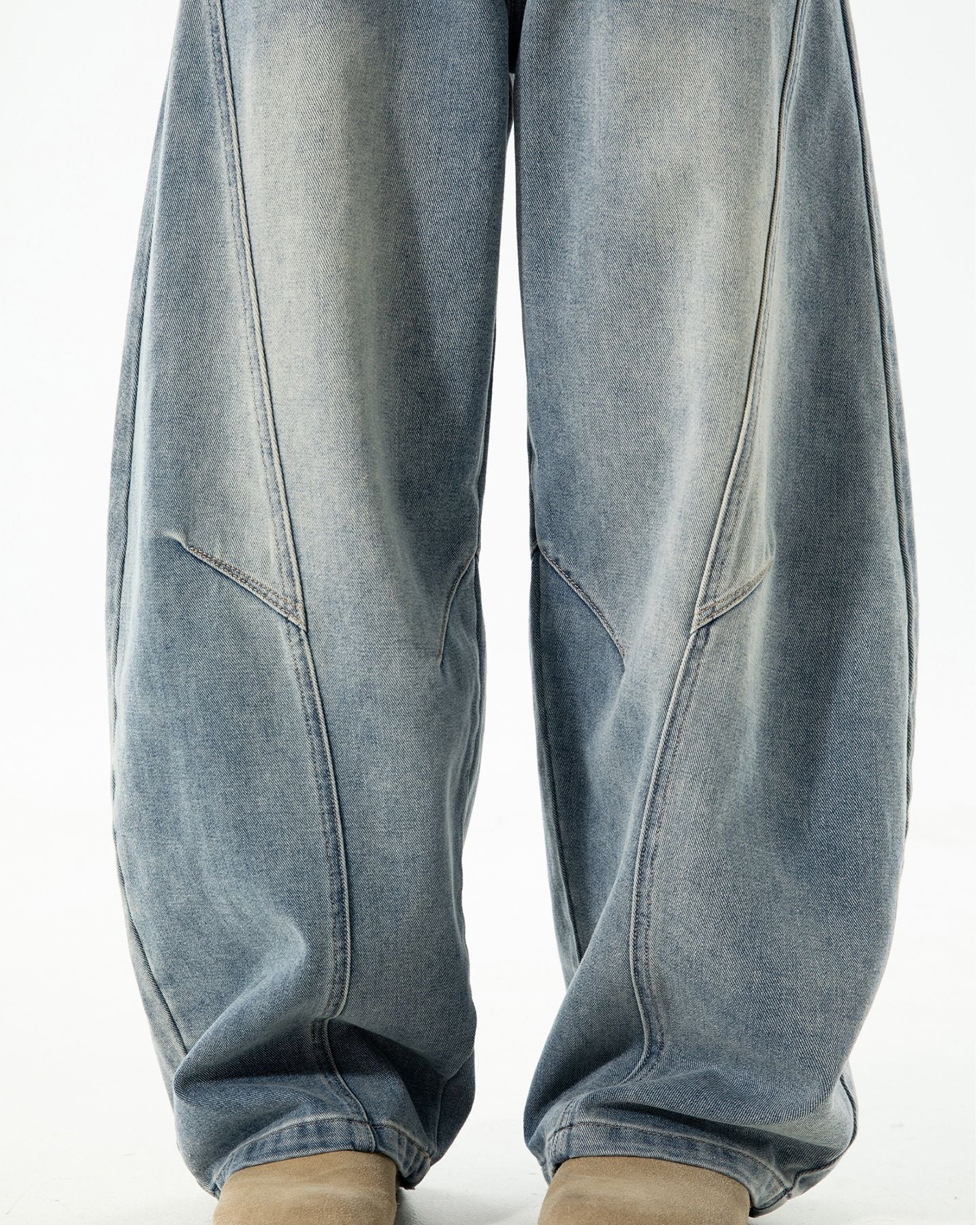 I jeans vintage con struttura a spacco Scimitar