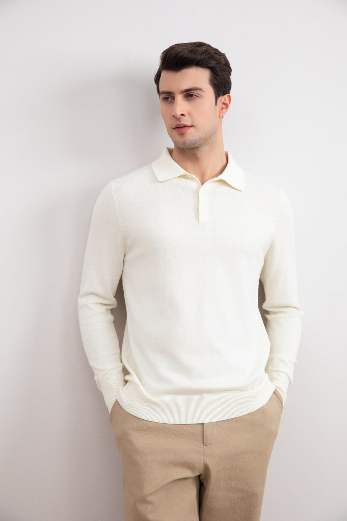 Polo classica Off-White