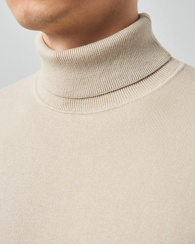 Il maglione dolcevita classico a tinta unita di Momeike