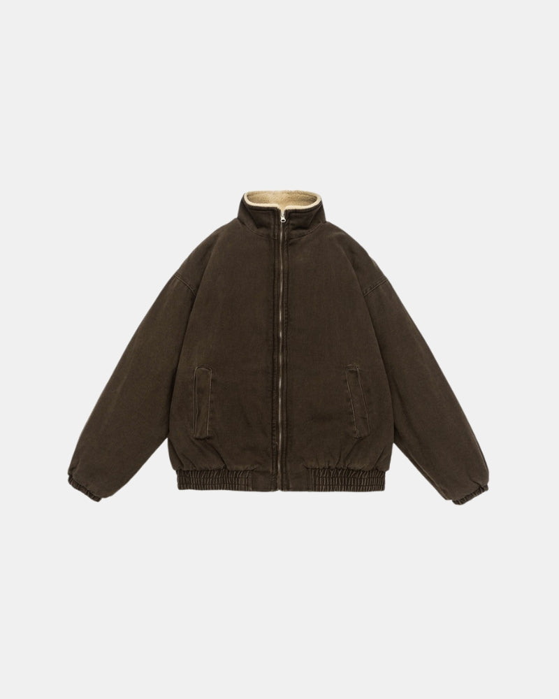 Bomber foderato in sherpa