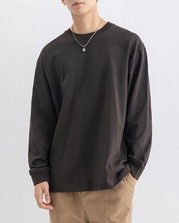 Maglietta a maniche lunghe Essential Crewneck