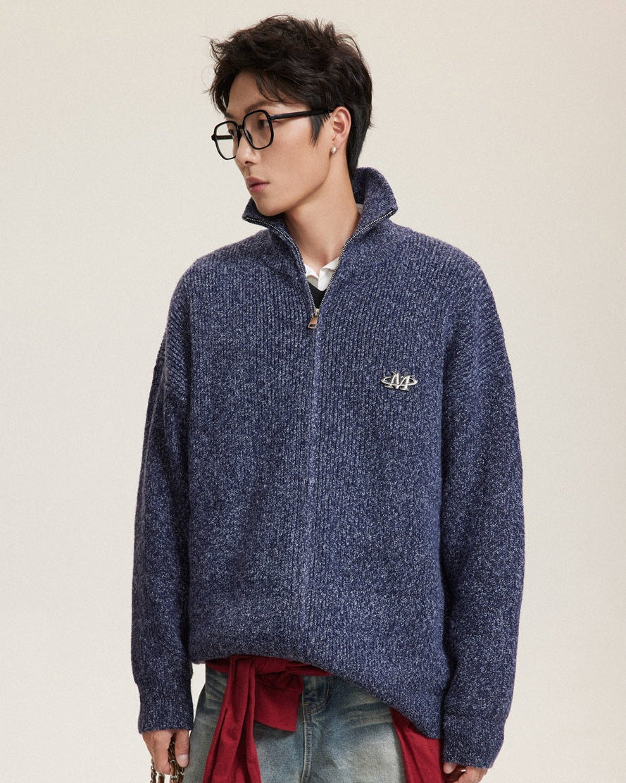 The Ridgeline Zip Knit Cardigan