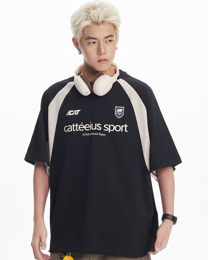 T-shirt in cotone stampato Ridgeform