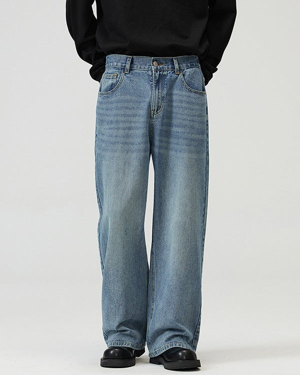 Jeans dritti lavati Solen