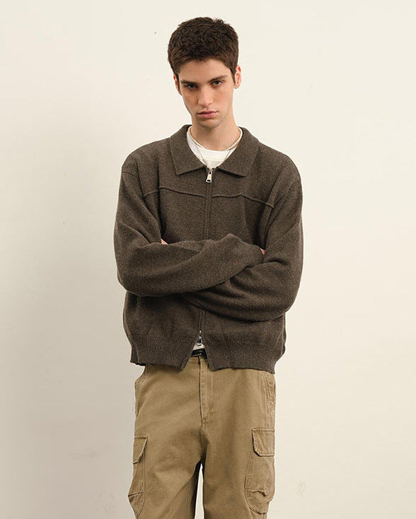 Giacca Halden Knit Zip