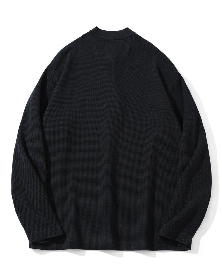 The Eversley Waffle Knit Pullover Jacket