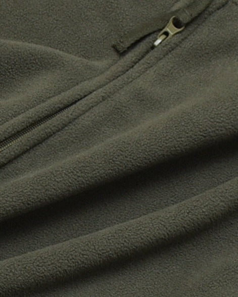 The Revere Zip-Front Fleece Sweat Cardigan