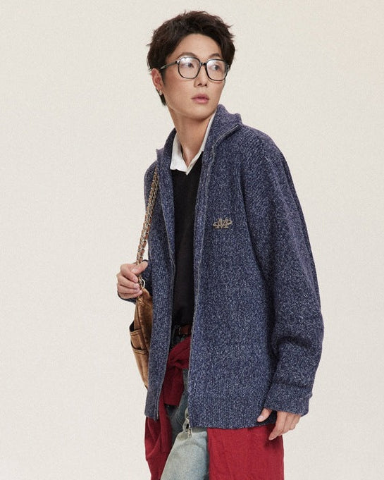 The Urban Edge Zipper Cardigan