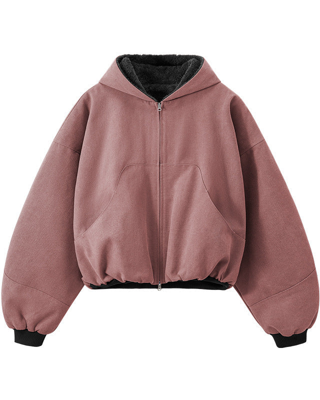 Giacca cardigan con zip ContourPlush