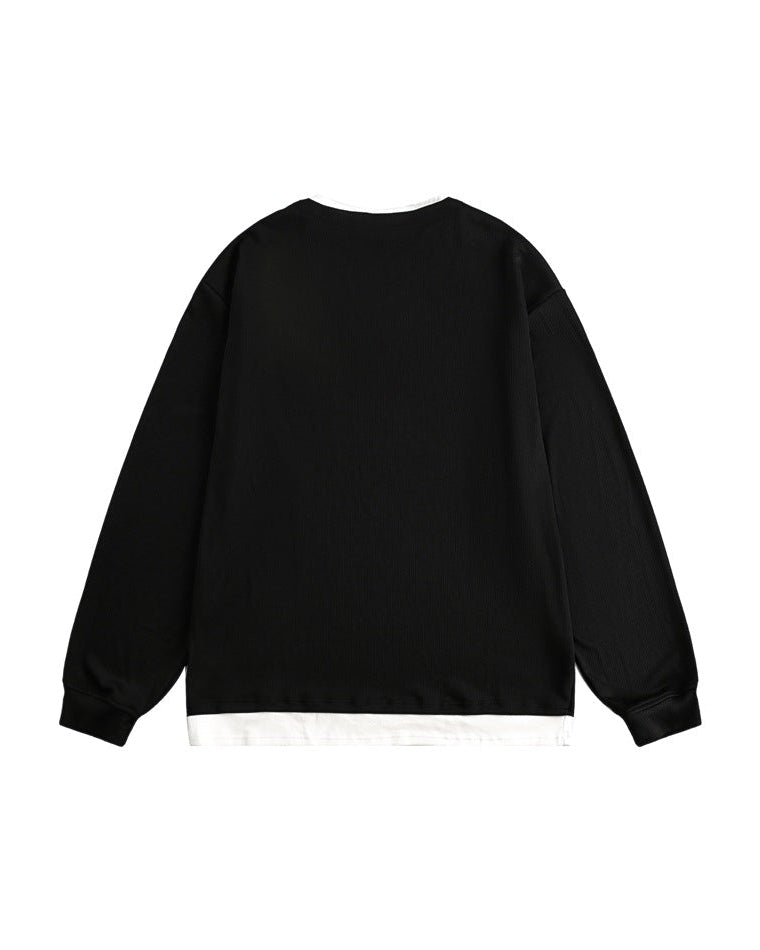 The Rheon Long-Sleeved Collar Top Sweater