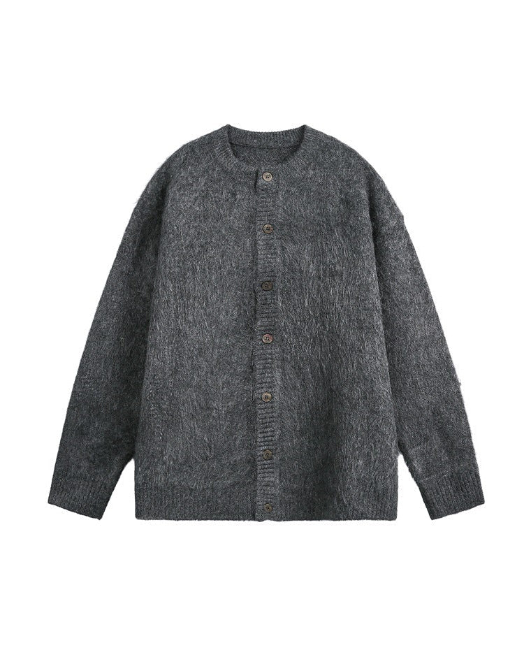 The Sable Crest Knit Cardigan