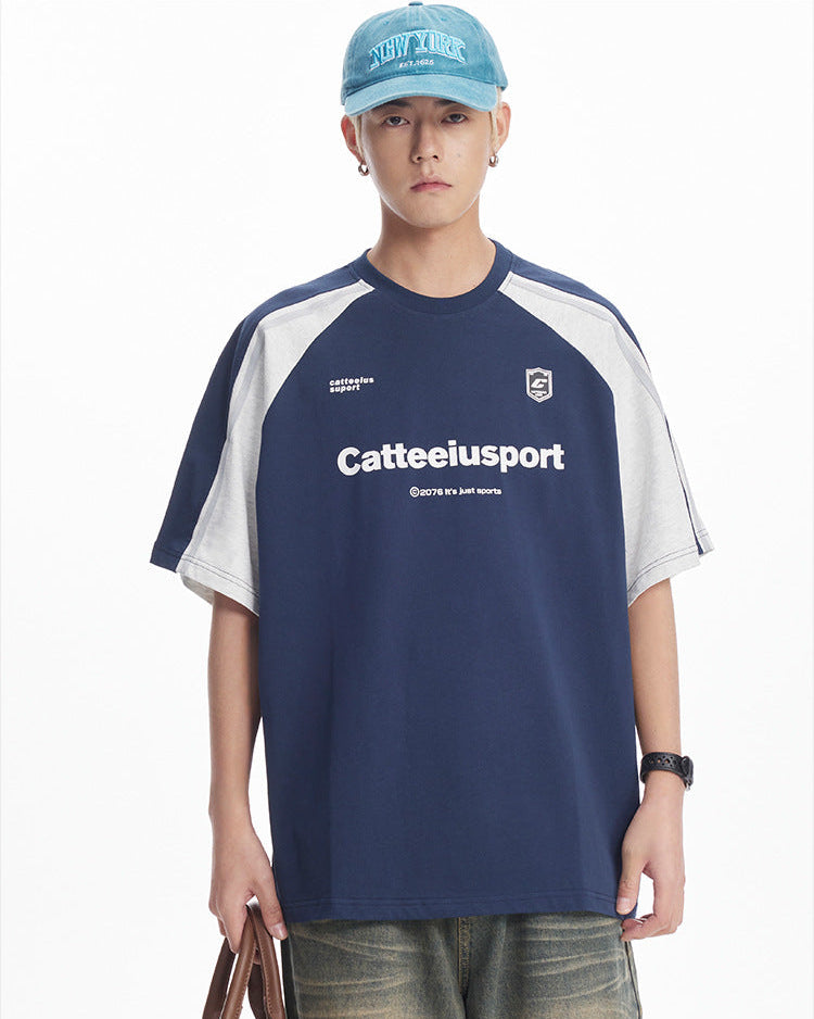 T-shirt in cotone oversize Alder