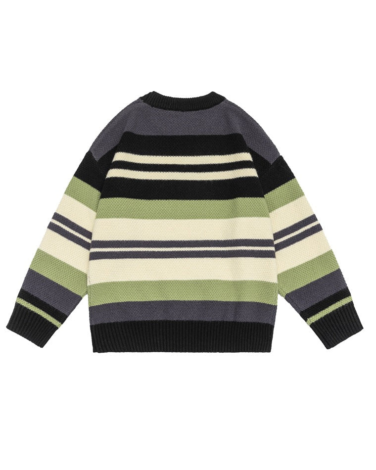 The Windward Stripe Crew Sweater