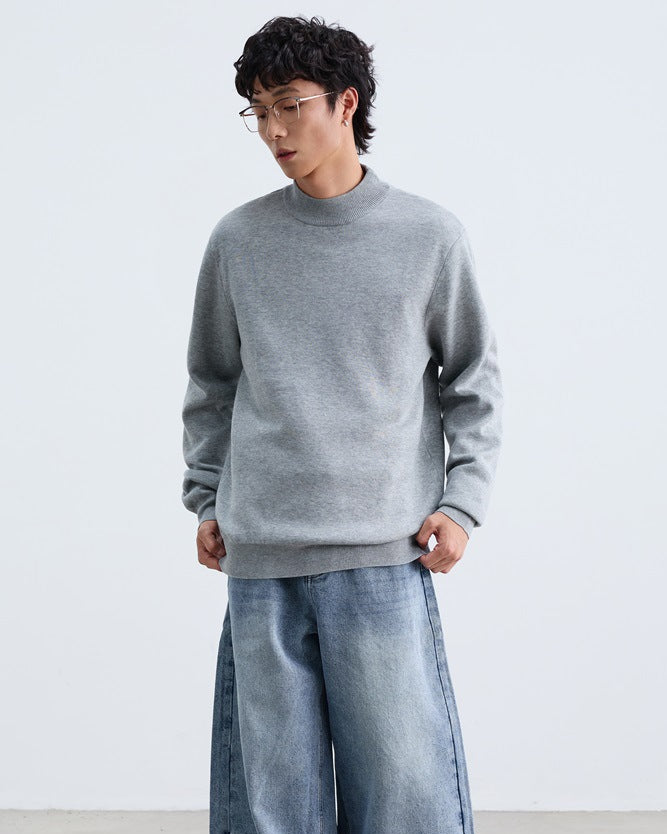 The Everest Panelled Crew Knit Sweater