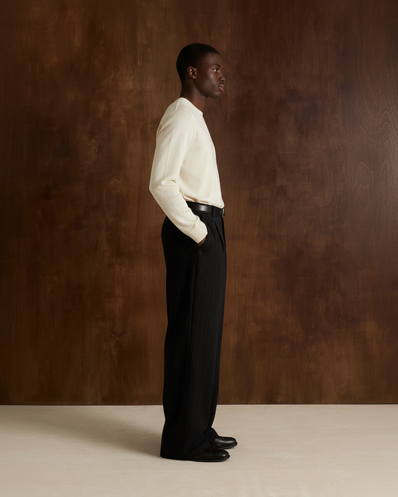 Pantaloni a righe drappeggiati di Etro - Vestibilità dritta a pieghe morbide