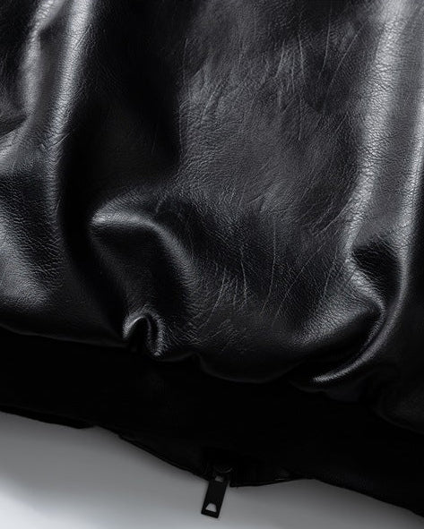 The Aurora PU Down Jacket