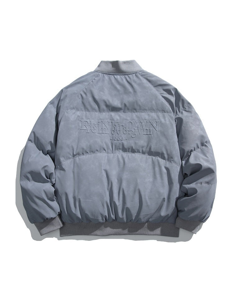 The Aurora Leather-Trim Down Jacket