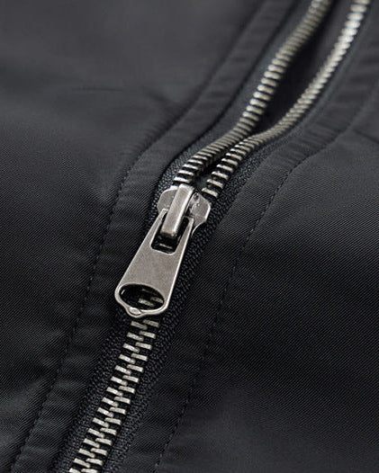 Momeike AeroFlex Loose Fit Baseball Collar Pilotjakke med løs passform