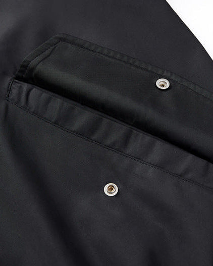 Momeike AeroFlex Loose Fit Baseball Collar Pilotjakke med løs passform