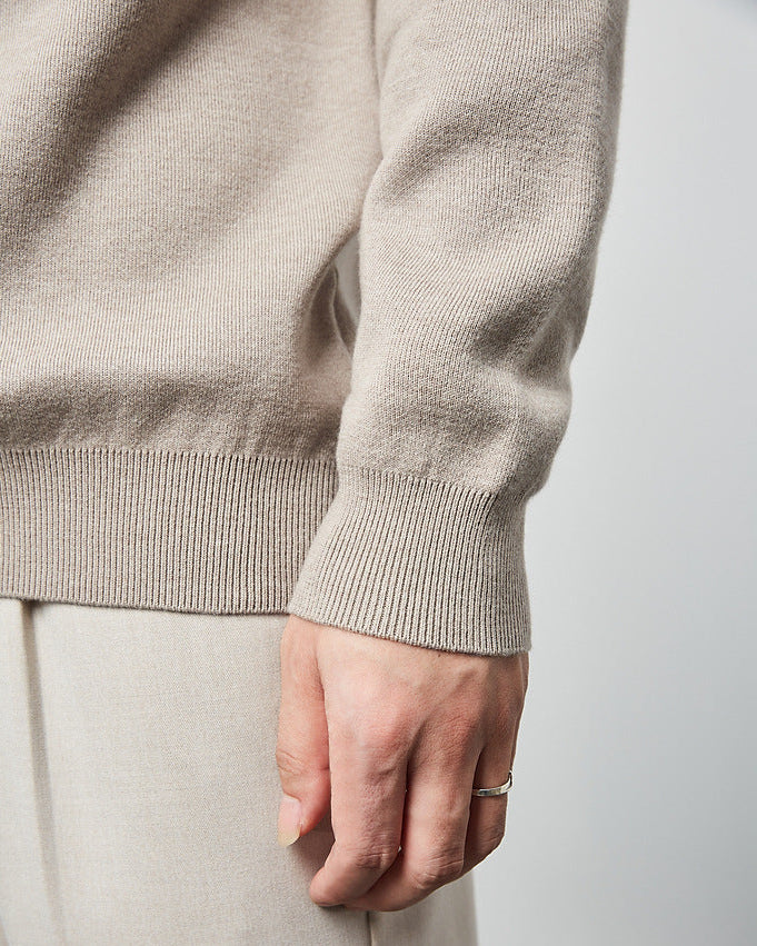 Momeike Classic Solid Turtleneck Sweater